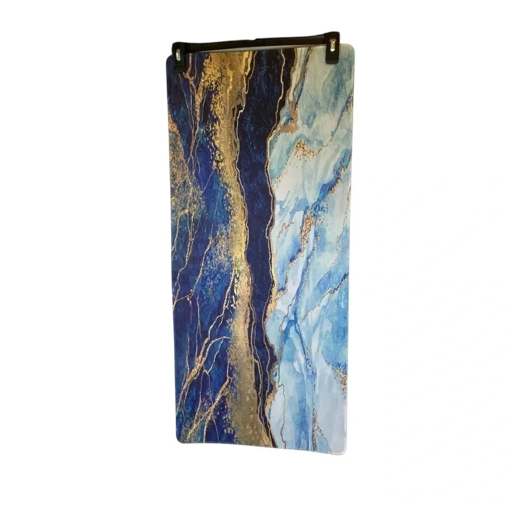 Large Extended Gaming Mouse Pad Stitched Edges, Non-Slip Waterproof Rubber Base